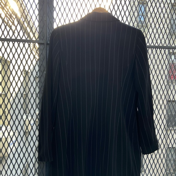 Oversized Pinstripe Blazer - Picture 4 of 4